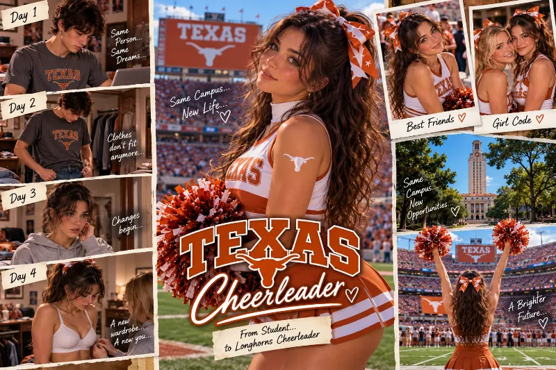 Texas Longhorns Cheerleader | Becoming Her