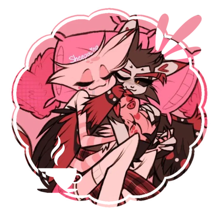 Angel Dust and Husk (Hazbin Hotel)