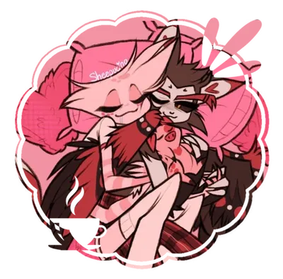 Angel Dust and Husk (Hazbin Hotel)