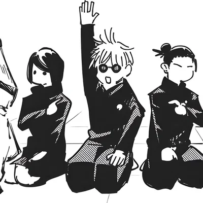 Gojo, Geto and Shoko