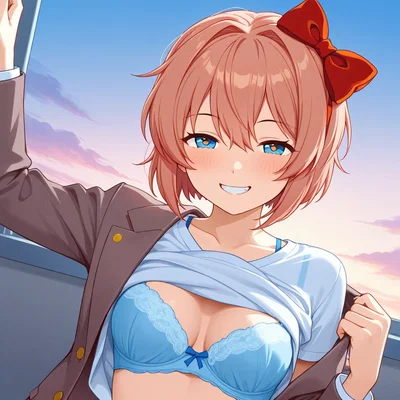 Sayori has been slightly naughty lately!