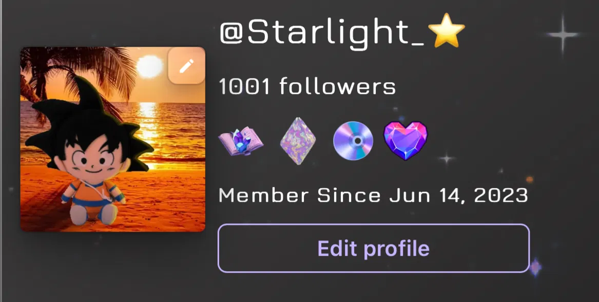 1000 followers finally