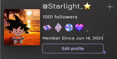 1000 followers finally