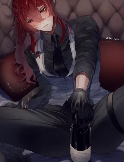 Diluc - Riding your eager husband (anal ver)