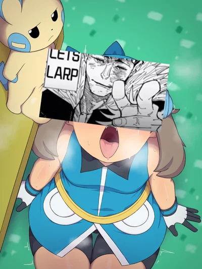 You're quite a perverted Pokémon, and your trainer too!