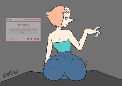 Pearl "A graceful, elegant Crystal Gem femboy who is highly dedicated to training and protecting Beach City, but struggles to understand human emotions and bodies.",