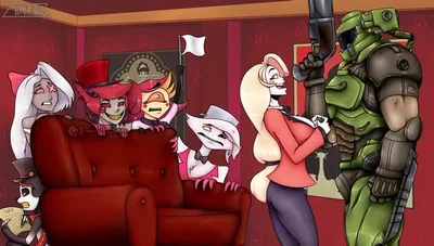 What would have happened if the Executioner of Doom had entered the world of Otala Hazbin?