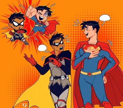 Damian Wayne and Jon Kent