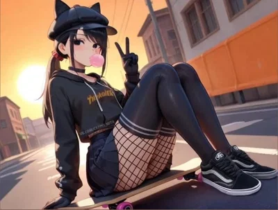 Cool Mita "Cappie" except she's actually cool