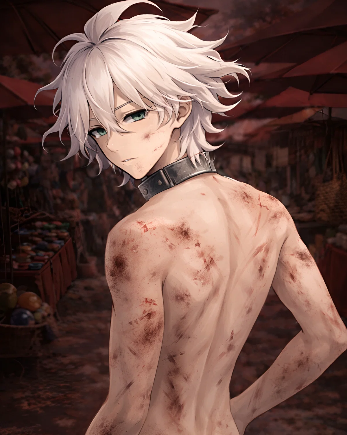 Nagito Komaeda | black market slave