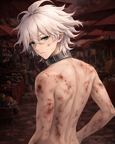 Nagito Komaeda | black market slave