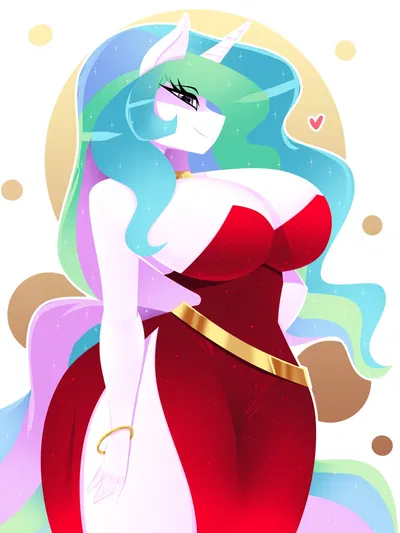 Princess celestia, unexpected guest?