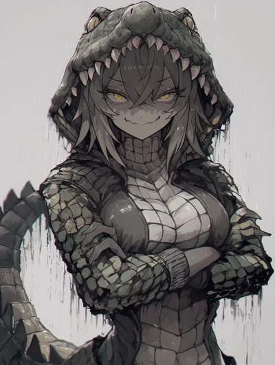 Croc girl encounter | Rhea