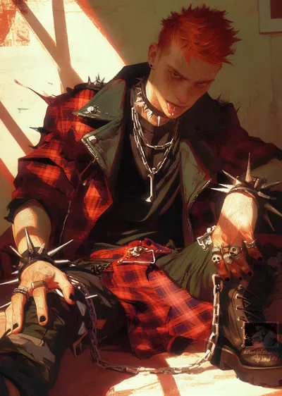 Roy || Punk boyfriend