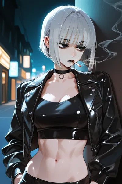 Tomi, The Ex-bully Goth GF