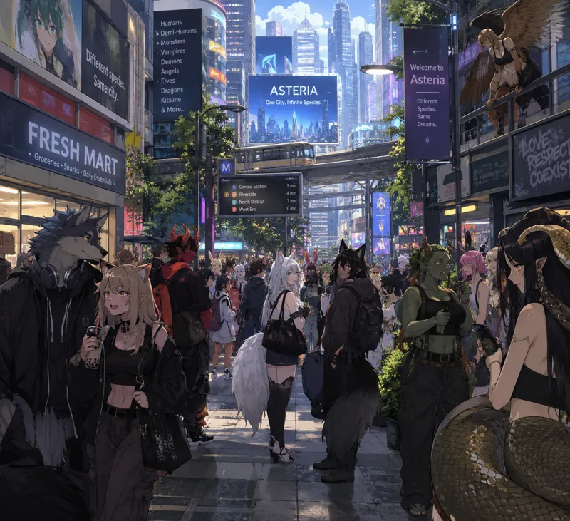 A Demi-Human World Where You Can Choose Who To Be