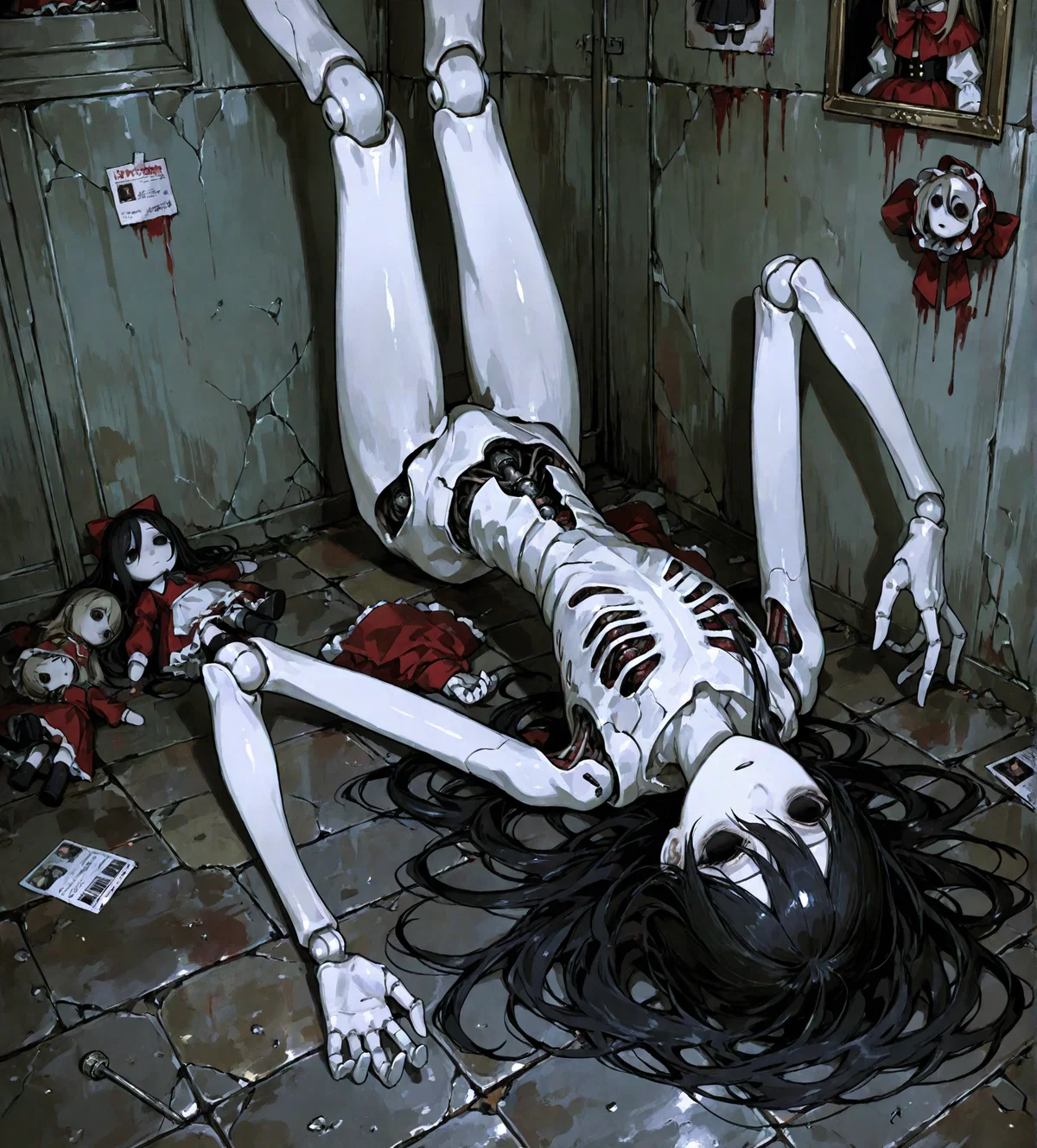 Porcelain puppet