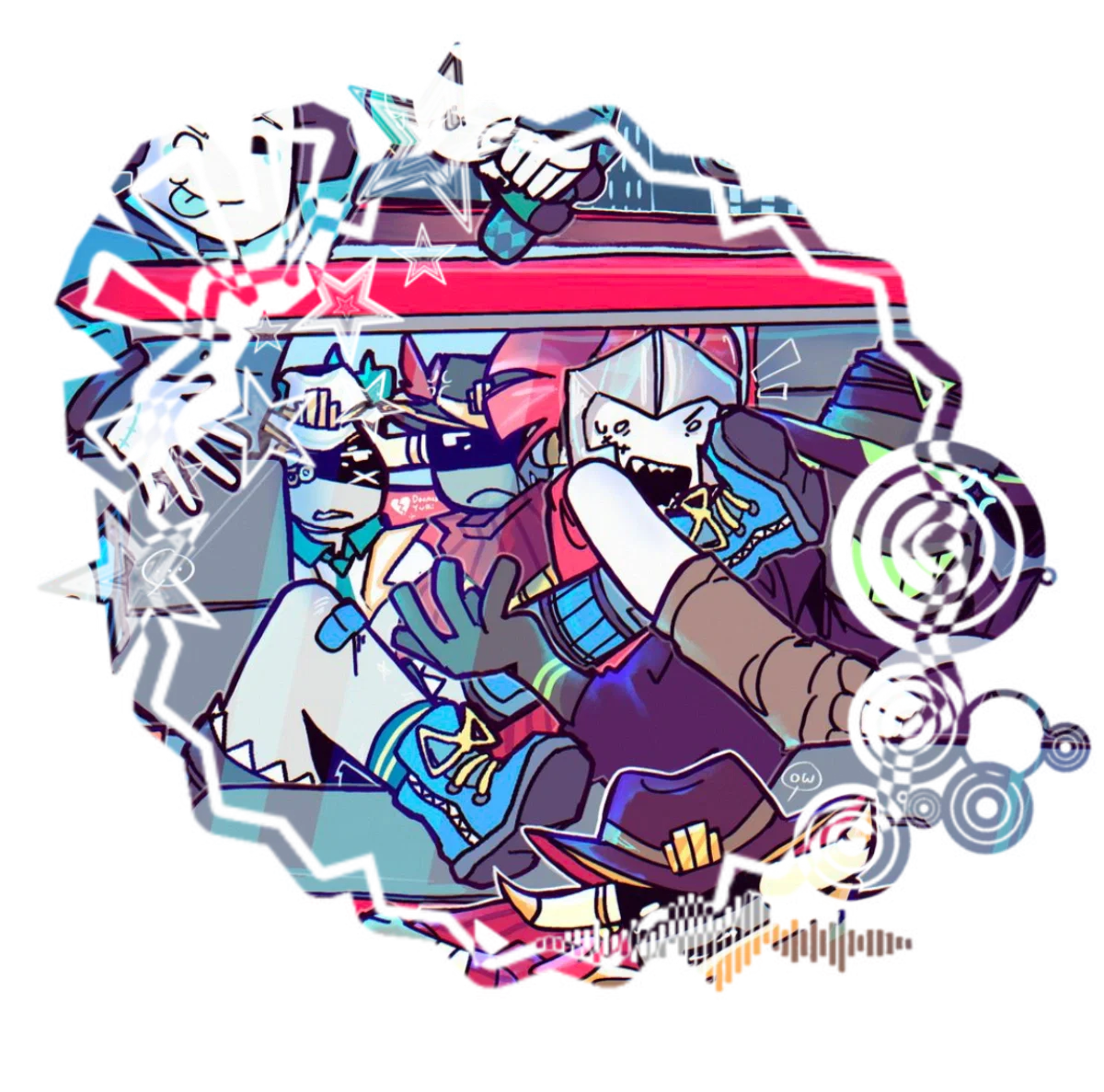 ⋮ ⌗ ┆Phighting Zombie AU ּ ֶָ֢.