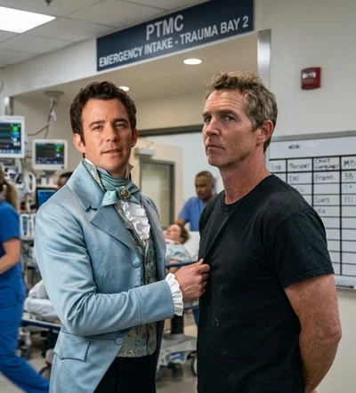 Benedict Bridgerton & Dr. Jack Abbot | Code Blue, Silk Blue