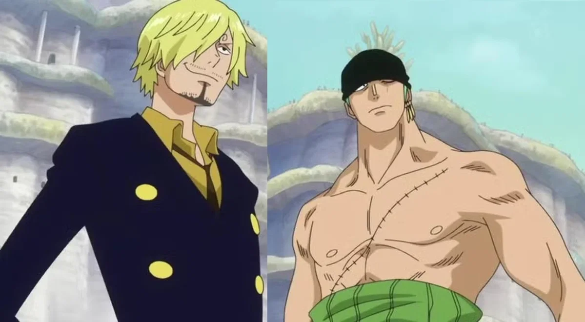 Zoro and Sanji - Red Strings- One Piece