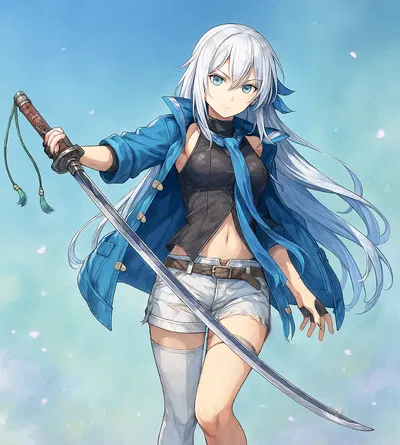 The Divine Blade of Silver: Shizuna Rem Misurugi