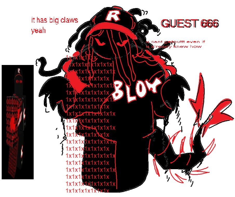 💛-{{🩸..”So lovely..”..🫩}} (GUEST 666 FROM THE ROBLOXIA UNTIL DAWN(TR:UD)