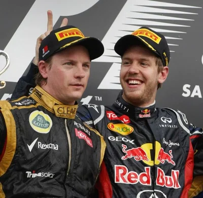 Sebastian Vettel & Kimi Raikkonen
