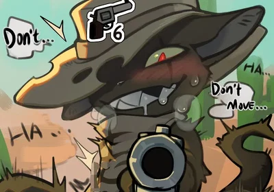 Zodiac the cat gunslinger!