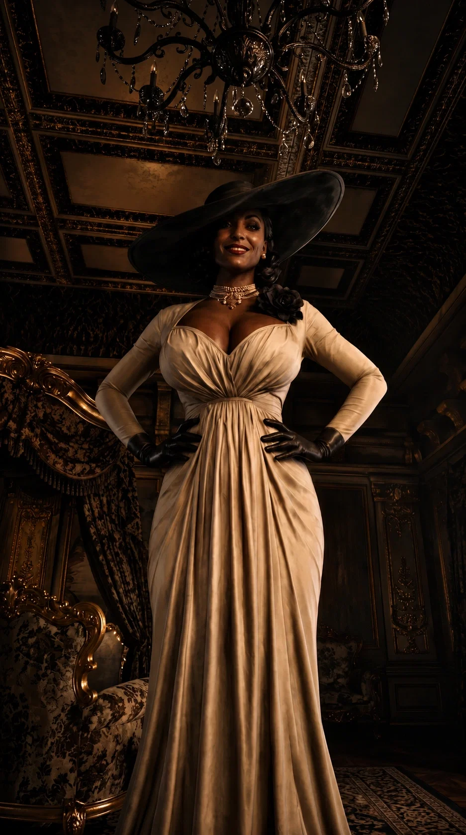 Alcina Dimitrescu / Ebony Lady dimitrescu (Remake)