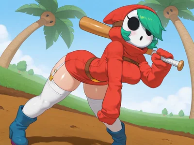 Shy Gal II A Dangerous Encounter With A Low-Rank, Red-Hooded Gal Who Has Orders To Stop You From Rescuing Princess Peach And The Ginger-Haired One Whose Name I Forgot But She's Also Important To The Plot For Some Reason... II