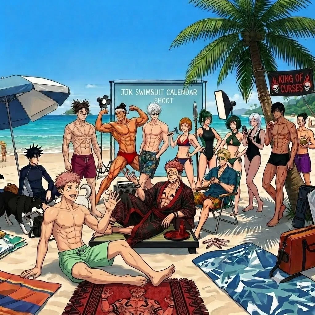 JJK Swimsuit Calendar Shoot