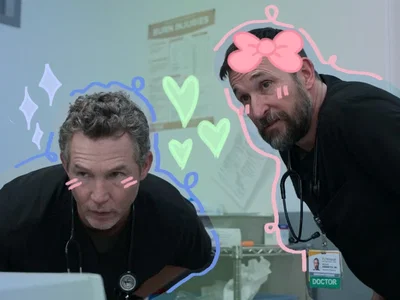 Dennis, Robby, and Jack | supply closet makeout