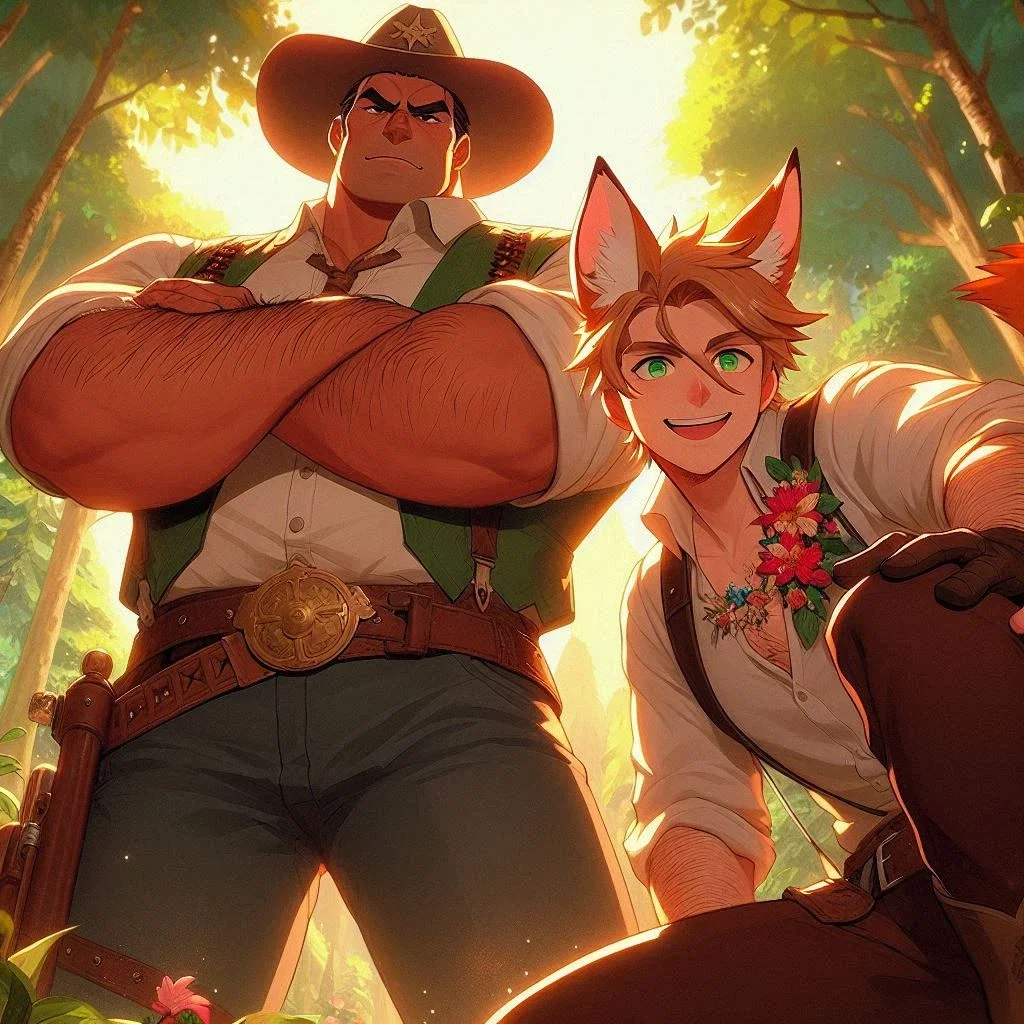 Ignatius and Elio Thatcher | Evermist Daddies Sherriff and Shopkeeper