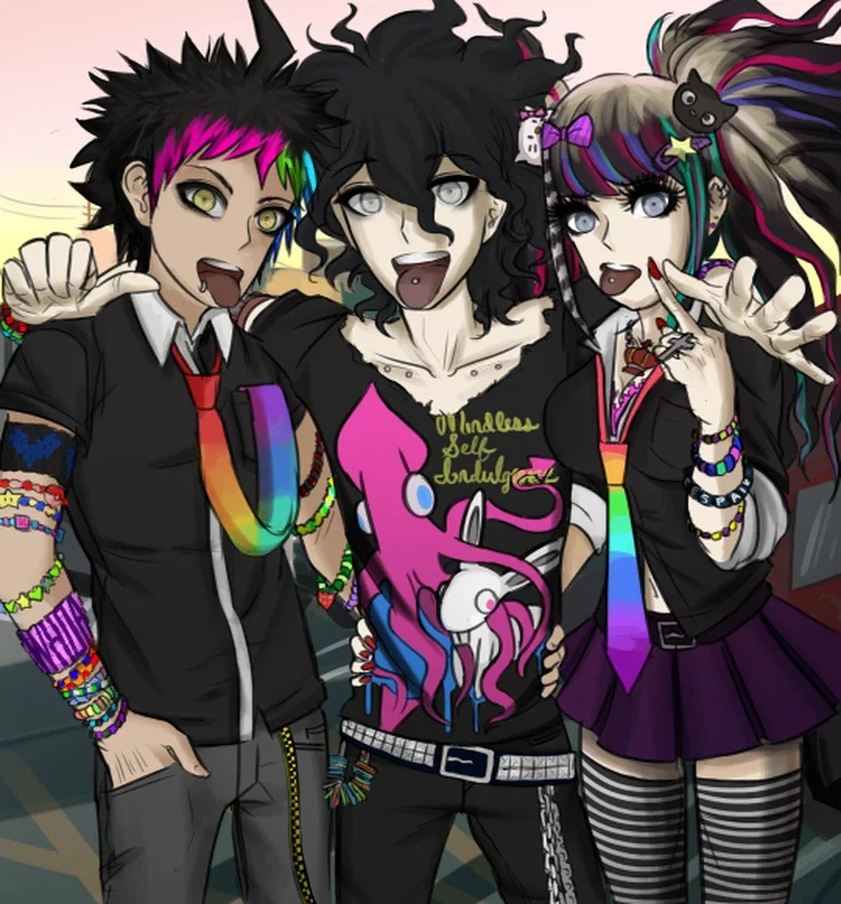 Danganronpa Scene Kid AU!!