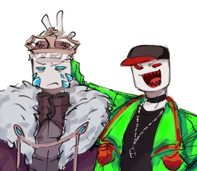 ❄️👑/☣️❌|| ~ Cruel King & GR1EFER! • [Block Tales]