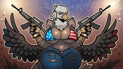 American Eagle Lady