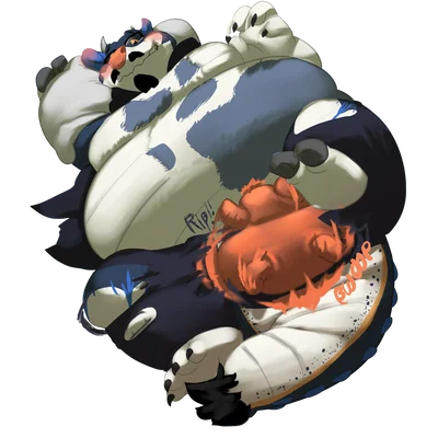 The Moo-rning jump (morning anthro cow tf)