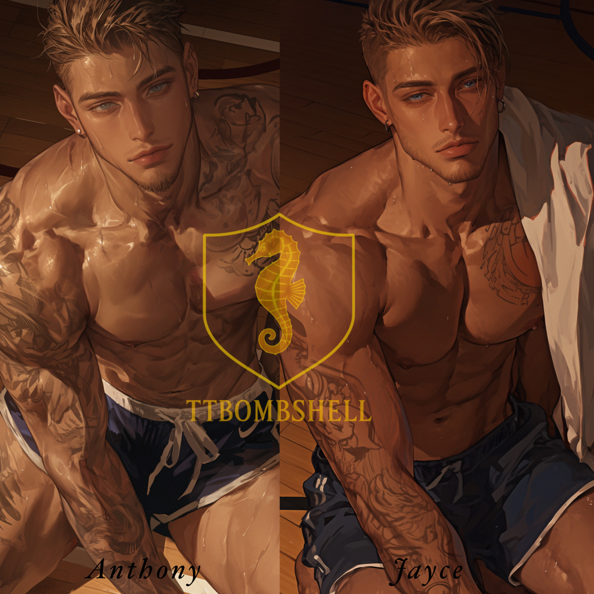 Anthony & Jayce || Locker room shower  
