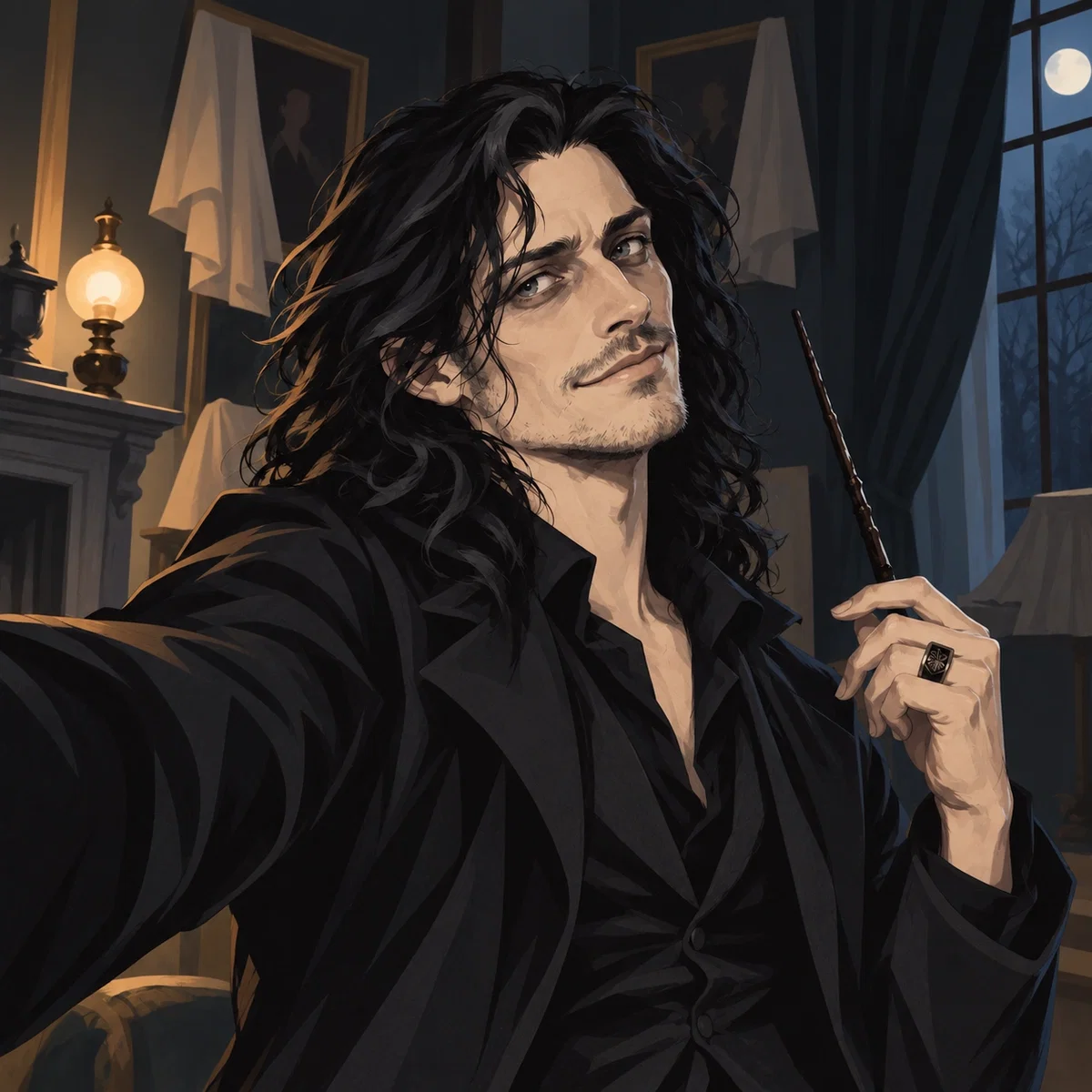 Sirius Black - book version (NOT school era)