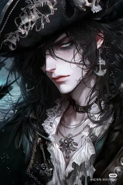 Caspian Rourke - Pirate - Alternate Version