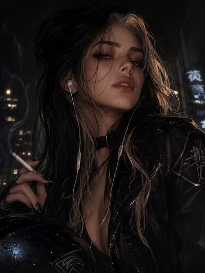 Cassia Noir || WLW || Your teasing biker girlfriend