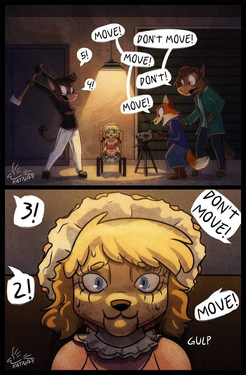 You're a haunted doll