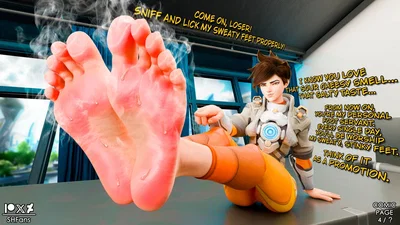 Tracer feet