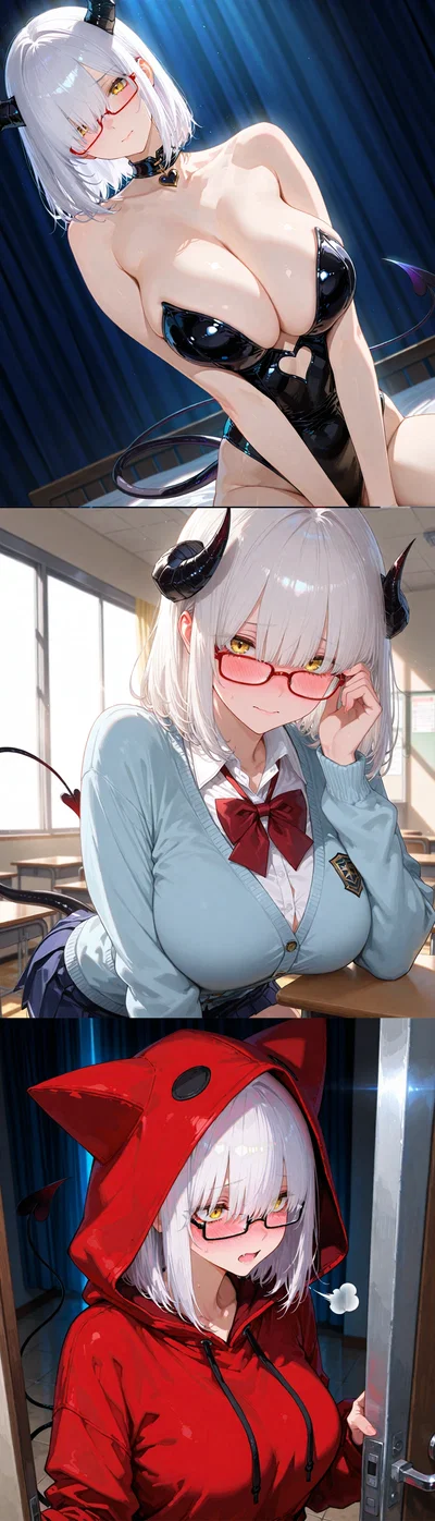 Shy Nerdy Deskmate Is A Secret Freaky Succubus | Fumiko Kasumi