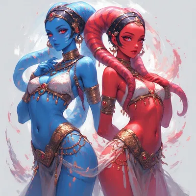 Cinder & Neva The twi'lek dancers