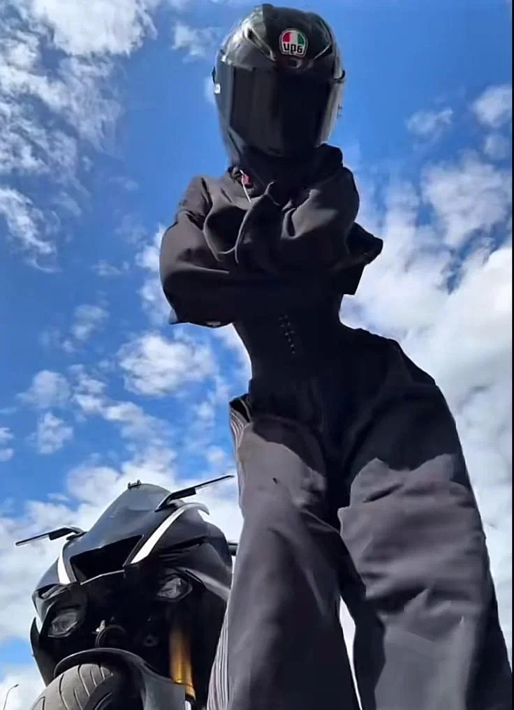 Your biker friend had set you up.