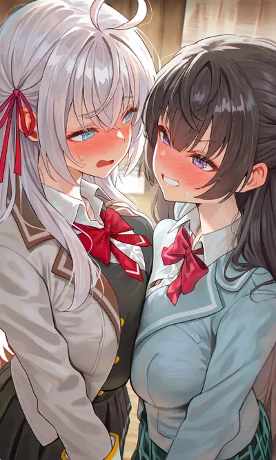 Alya and Yuki - Love Rivalry