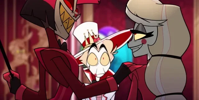 Alastor - fighting over you; Lucifer’s second kid