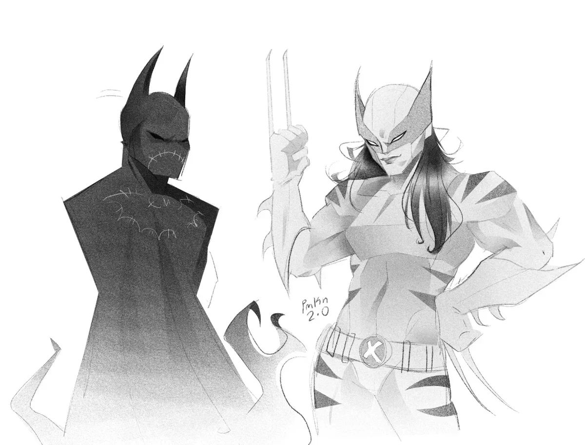 Batgirl and Wolverine: 100 Followers!