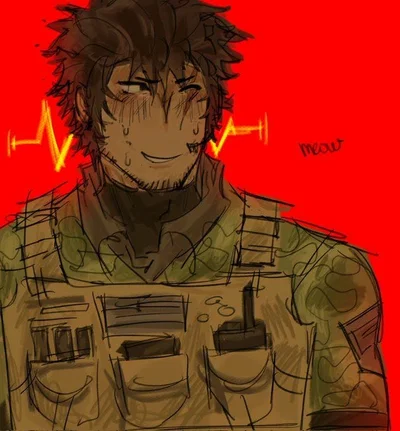 ~👊🪖: "Is something wrong..?"~